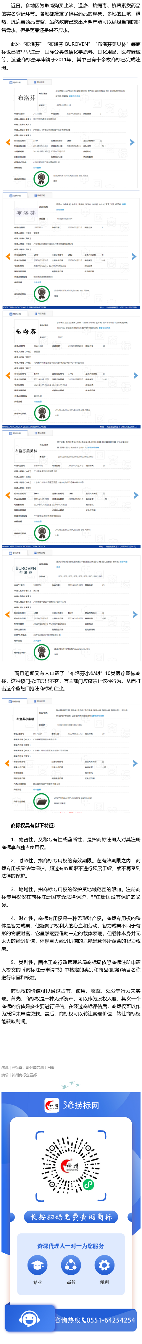 布洛芬商标已被陆续注册，已有商标注册成功
